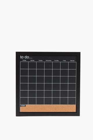 Cork Board Weekly Planner