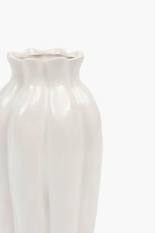 Flower Ceramic Vase, 16x34 Cm