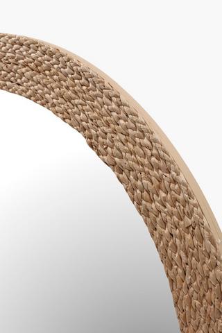 Jute Woven Mirror, 80cm