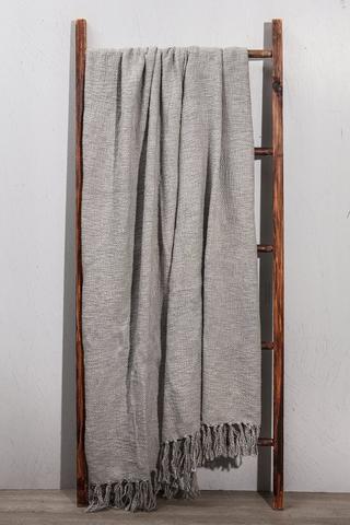 Premium Cotton Chunky Slub Throw, 140x180cm