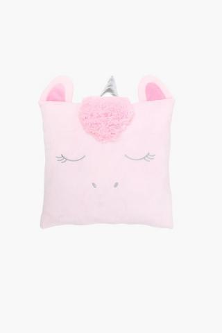 Square Fringed Unicorn Cushion
