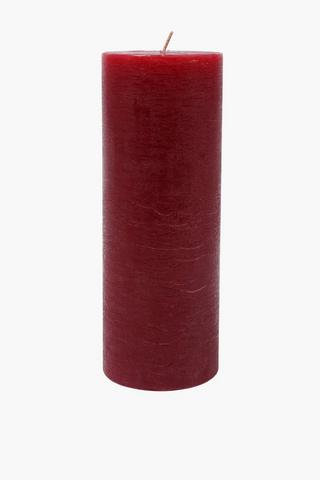 Cranberry Pillar Candle, 20x7,5cm
