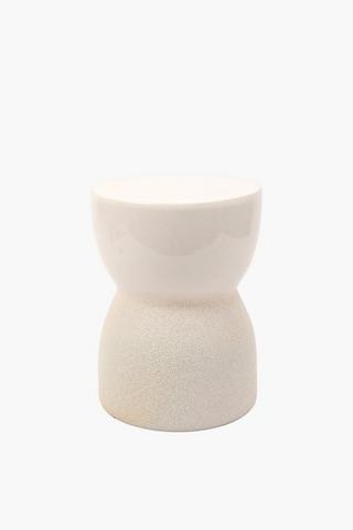 Ceramic Glaze Side Table