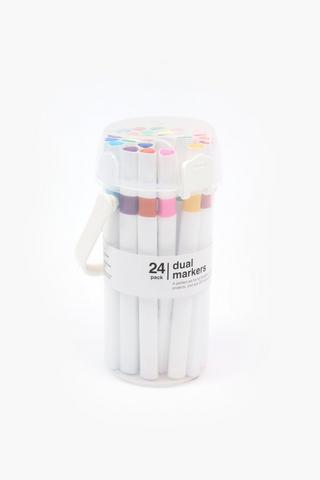 24 Pack Dual Markers