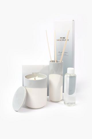 Fresh Cotton Ceramic Candle, 390g