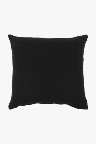 Chunky Cotton Square Cushion, 60x60cm