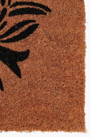Printed Coir Protea Door Mat, 40x60cm