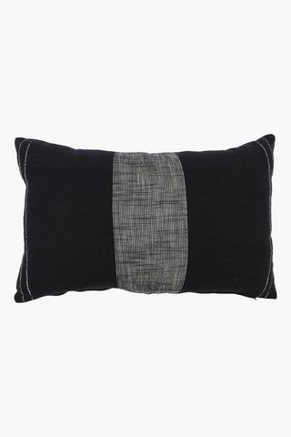 Textured Block Scatter Cushion Cover, 45x70cm