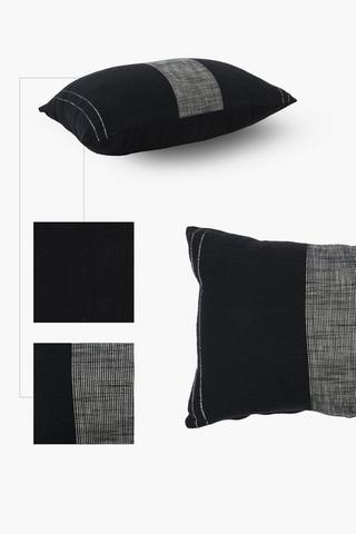 Textured Block Scatter Cushion Cover, 45x70cm