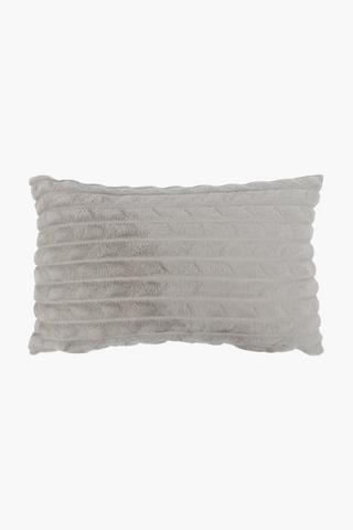 Plush Waffle Scatter Cushion, 30x50cm