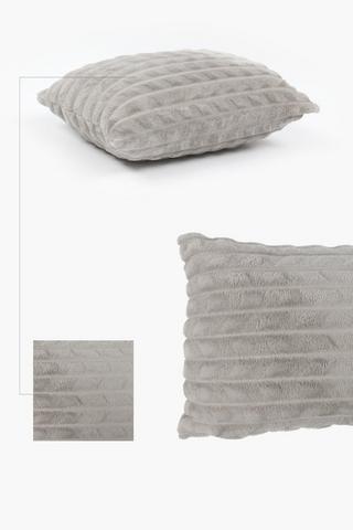 Plush Waffle Scatter Cushion, 30x50cm