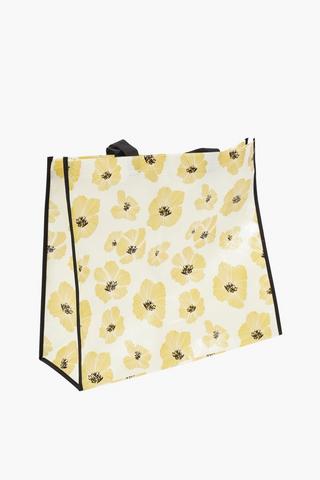 Floral Laminated Shopper Bag
