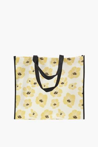 Floral Laminated Shopper Bag