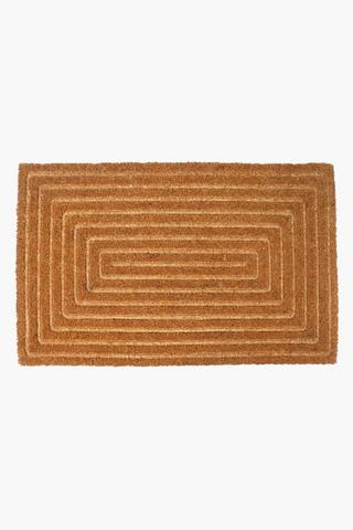 Coir Maze Door Mat, 45x75cm