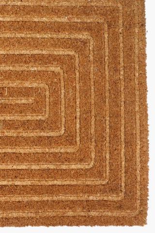 Coir Maze Door Mat, 45x75cm