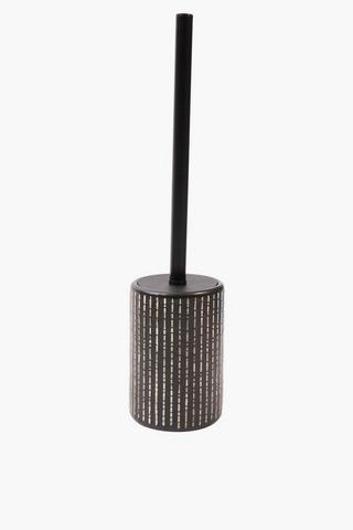 Ceramic Rustic Stitch Toilet Brush