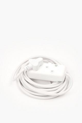 5m Extension Cord With 2 Way Plug