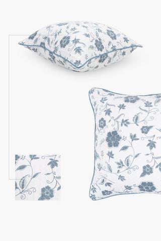 Premium Printed Mara Floral Feather Scatter Cushion, 60x60cm