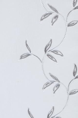 2 Pack Embroidered Willow Cafe Curtain, 110x120cm