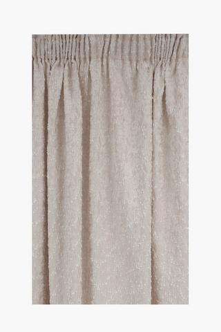 Textured Slub Taped Curtain, 230x218cm