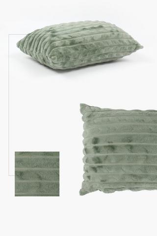 Plush Waffle Scatter Cushion, 30x50cm