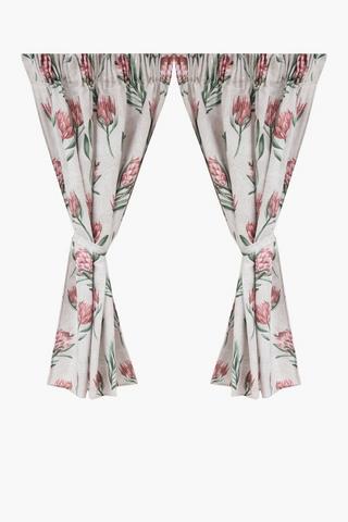 2 Pack Printed Cafe Mcmurray Botanic Curtain, 110x120cm