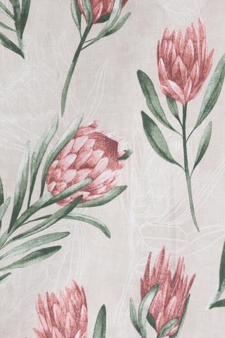 2 Pack Printed Cafe Mcmurray Botanic Curtain, 110x120cm
