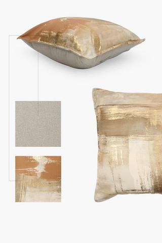 Premium Printed Milton Marble Feather Scatter Cushion, 60x60cm