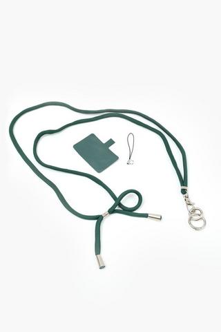 Phone Accessories Emerald Long Lanyard