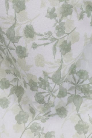 Winter Premium Brushed Cotton Floral Fitted Sheet Extra Length Extra Depth