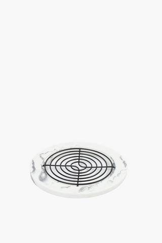 Marble Metal Trivet