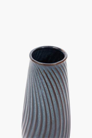 Ocean Swirl Vase, 10x25cm