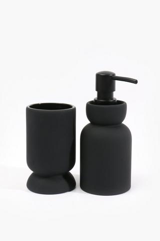 Polyresin Crane Flow Bath Tumbler