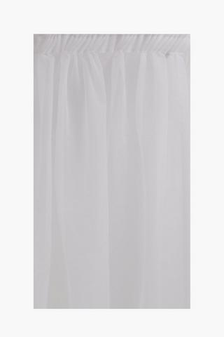 Sheer Cornelly Taped Curtain, 230x218cm