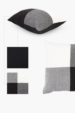 Cotton Weave 4 Panel Scatter Cushion, 60x60cm
