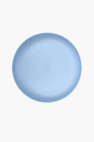 Rib Speckled Plastic Dinner Plate