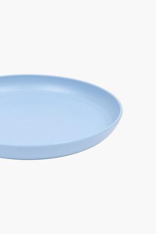 Rib Speckled Plastic Dinner Plate