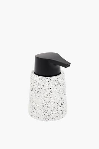 Cement Speckled Soap Dispenser