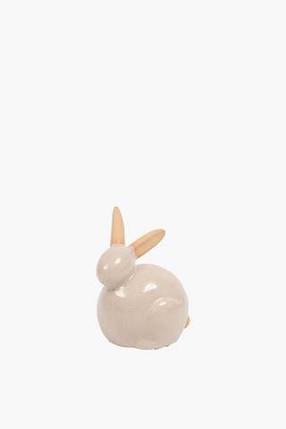 Cotton Tail Ceramic Bunny, 8x10cm