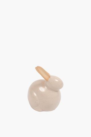 Cotton Tail Ceramic Bunny, 8x10cm