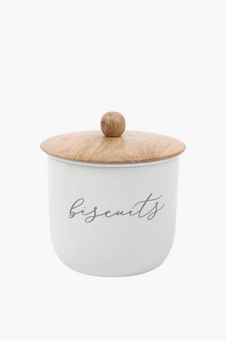 Hamptons Metal Cookie Jar