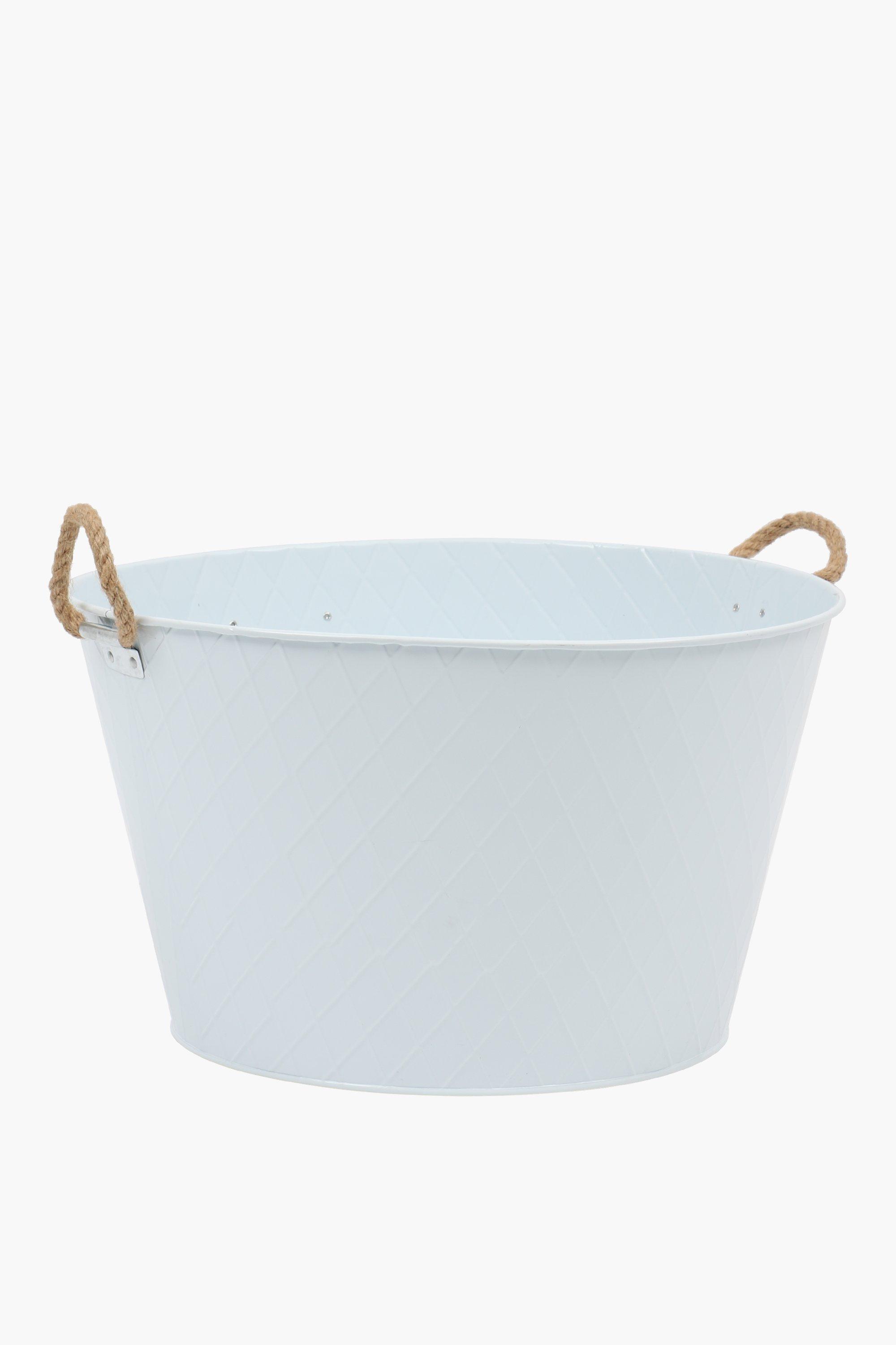 Rope Trim Embossed Drinks Tub