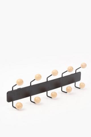 Metro Beaded Multi-hooks, 14x44cm