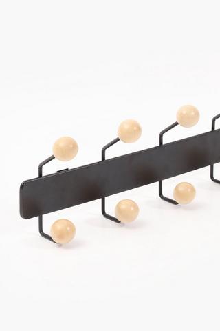 Metro Beaded Multi-hooks, 14x44cm