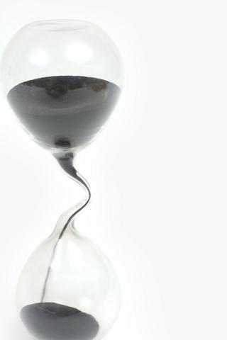 Zig Zag Glass Timer, 6x18cm