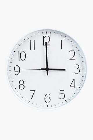 Quartz Basic Clock, 30cm