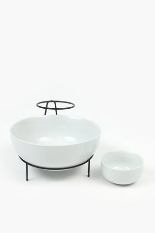 Arrum 2-tier Ceramic Serving Stand