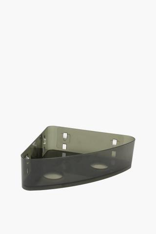 Acrylic Single Suction Corner Storage Caddy