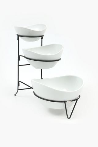 Arrum 3-tier Ceramic Serving Stand