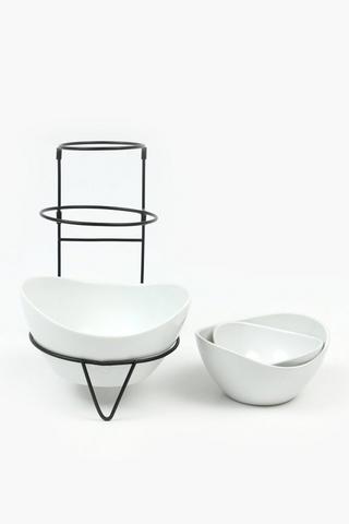 Arrum 3-tier Ceramic Serving Stand